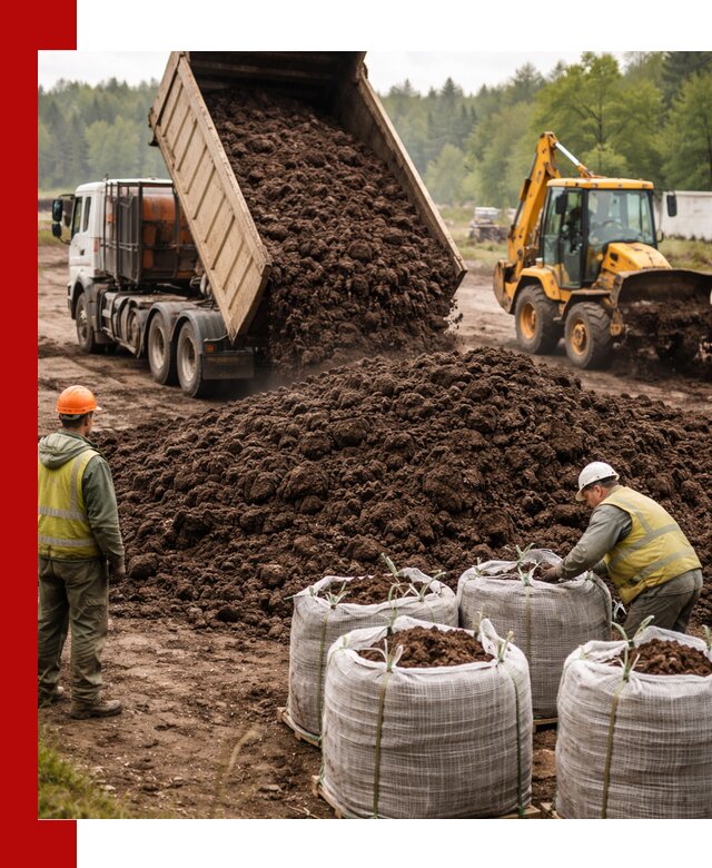Доставка нейтрального торфа в Реутове оптом и в розницу