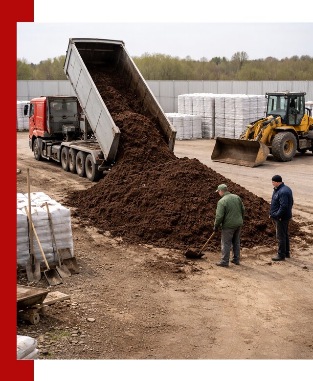 Доставка торфяных смесей оптом и в розницу в Реутове