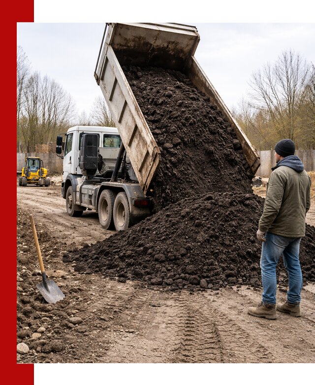 Доставка чернозема навалом в Реутове быстро и выгодно