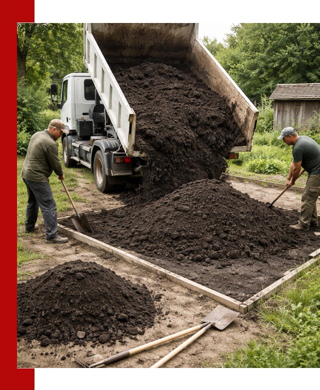 Купить чистый чернозем для огорода с доставкой в Реутове