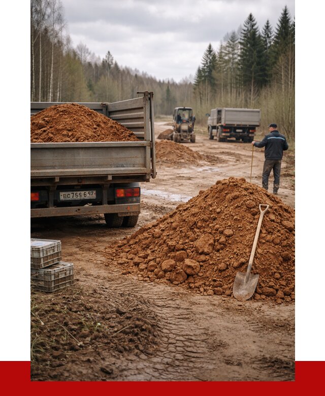 Глина и суглинки в Реутове от 4683 р. за куб | ПРОНЕРУДРтв