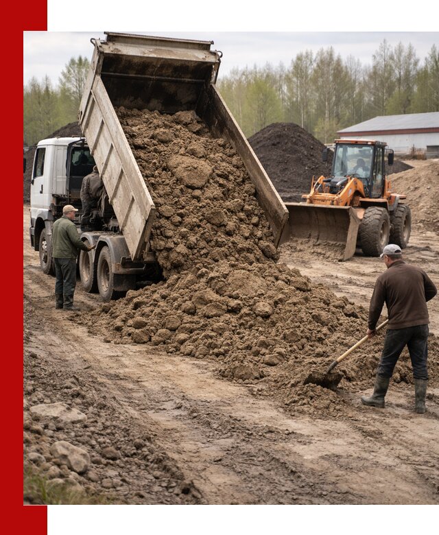 Доставка глин и суглинков в Реутове оптом и вкрай