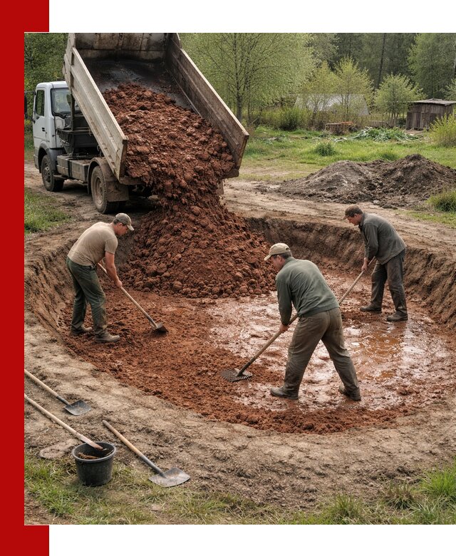 Купить качественную глину для пруда в Реутове