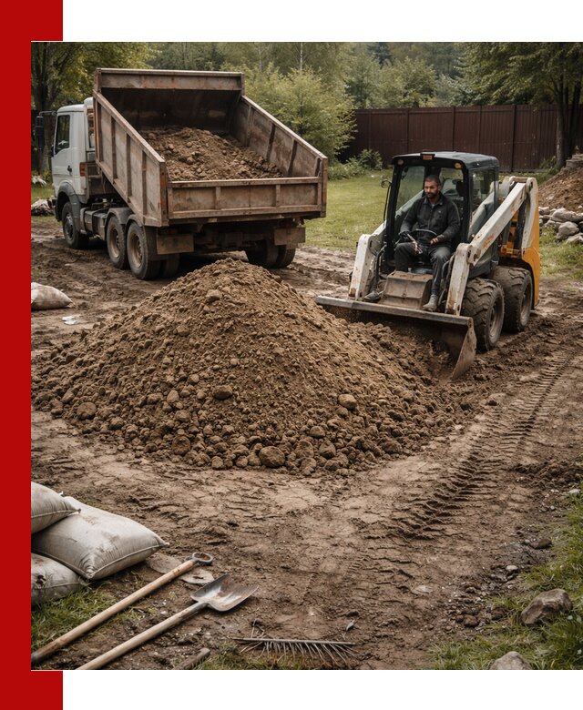 Суглинок для планировки участков в Реутове с доставкой и выгрузкой