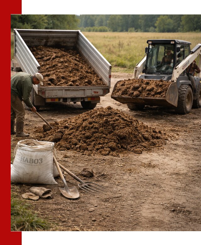 Доставка конского навоза в Реутове с разгрузкой и доставкой на объект