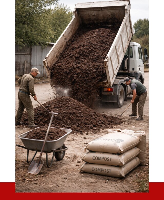 Купить компост в Реутове от 4371 р. за куб с доставкой | ПРОНЕРУДРтв