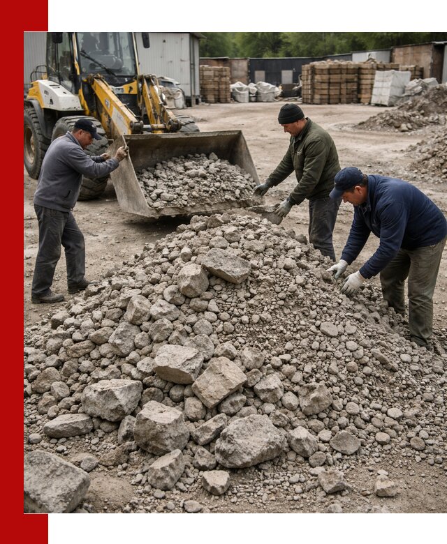 Демонтаж и вывоз бой бетона в Реутове