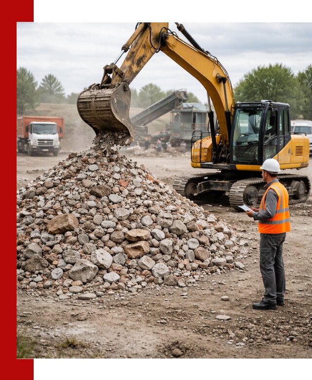 Доставка и вывоз строительного боя в Реутове