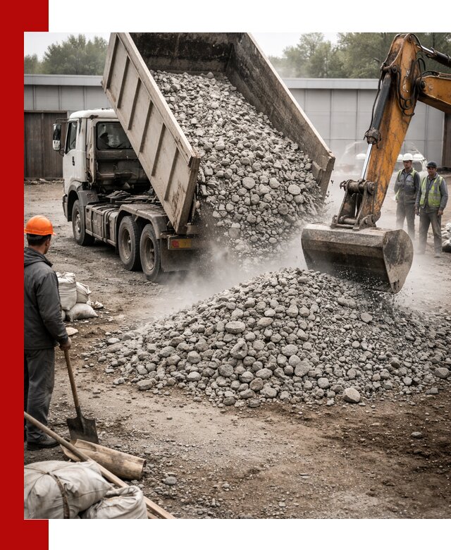 Доставка дробленого бетона в Реутове оптом и в розницу