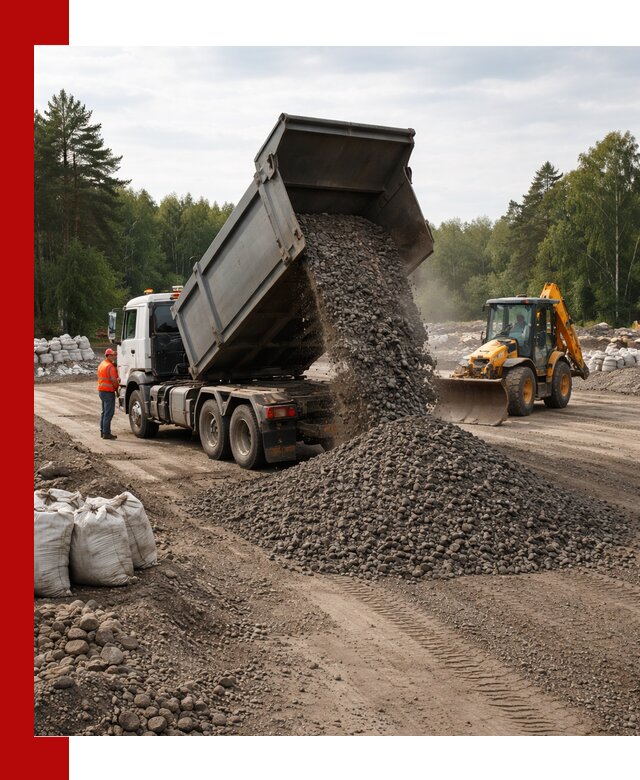 Доставка дробленого асфальта в Реутове для дорожных работ