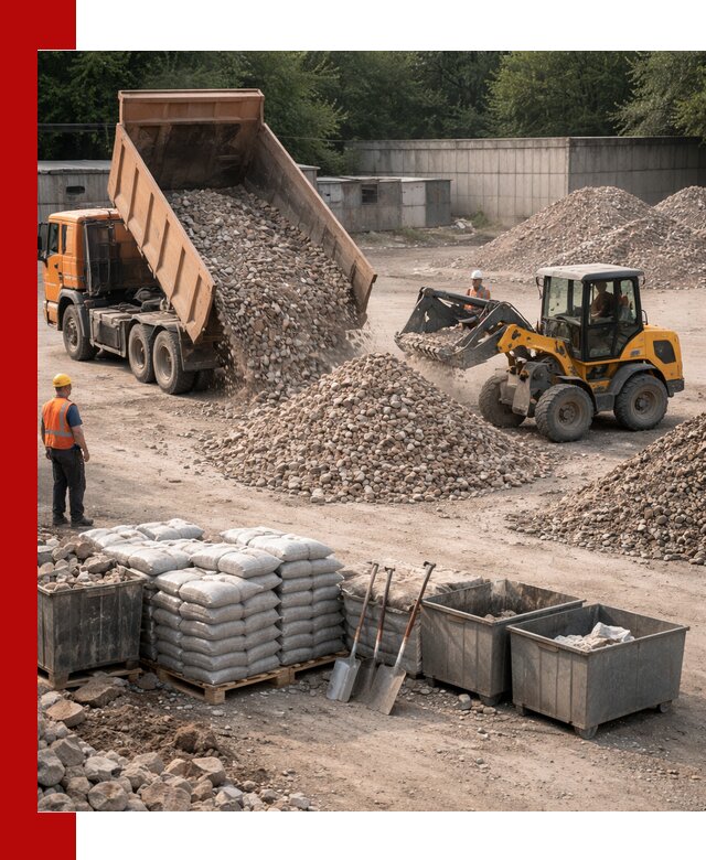 Вторичные материалы для отсыпки в Реутове — поставка и доставка