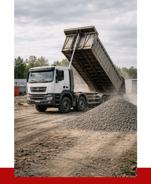 Доставка самосвалом 40 кубов в Реутове от 9366 р. | ПРОНЕРУДРтв