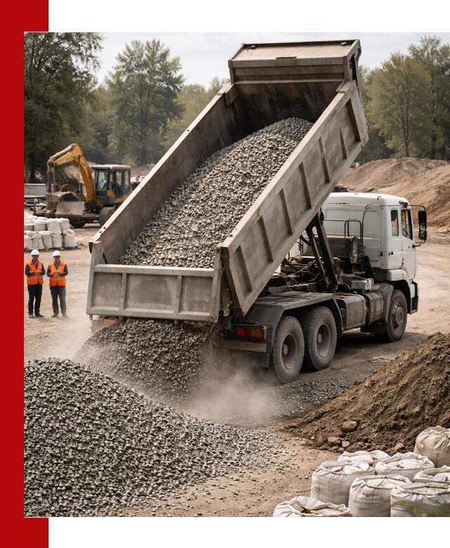 Аренда самосвала в Реутове для доставки сыпучих и нерудных материалов