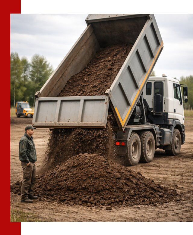 Аренда самосвала с водителем в Реутове для сыпучих грузов и навоза