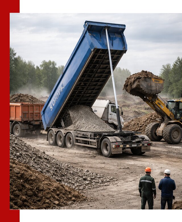 Аренда тонар 40 тонн в Реутове с доставкой материалов