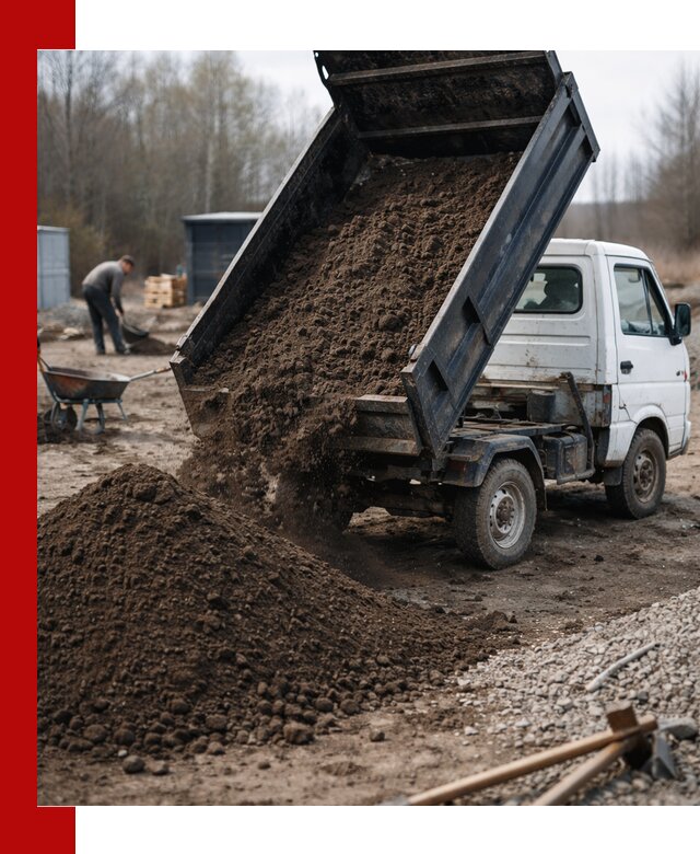 Аренда минисамосвала в Реутове для доставки сыпучих материалов