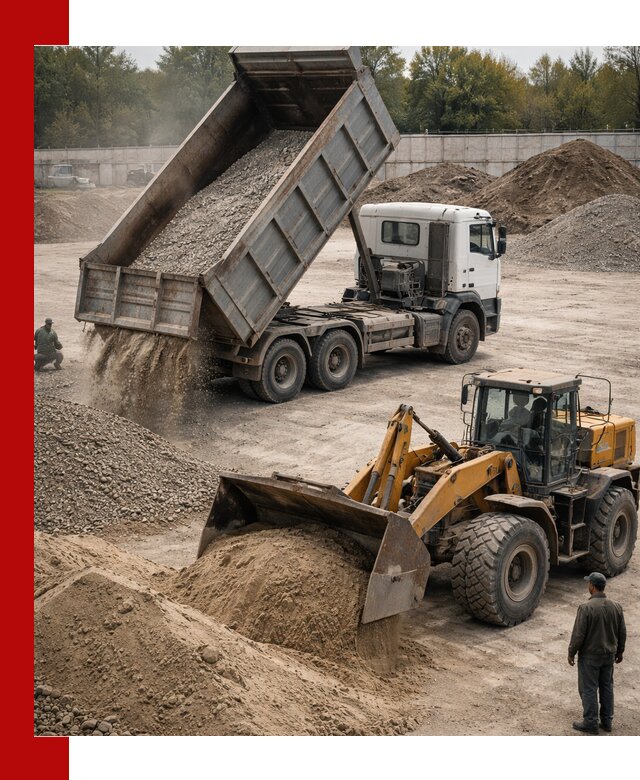 Перевозка сыпучих грузов самосвалами и бортовыми в Реутове