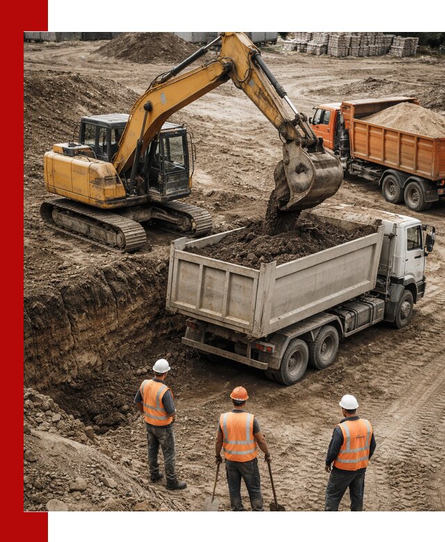 Разработка грунта для строительства и благоустройства в Реутове