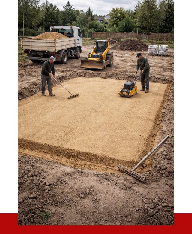 Устройство песчаной подушки в Реутове от 4683 р. ПРОНЕРУДРтв