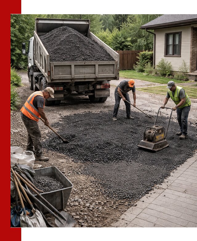 Асфальтовая крошка для двора с доставкой в Реутове